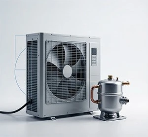 HVAC and refrigeration compressor motor application